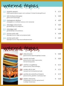 Warme tapas